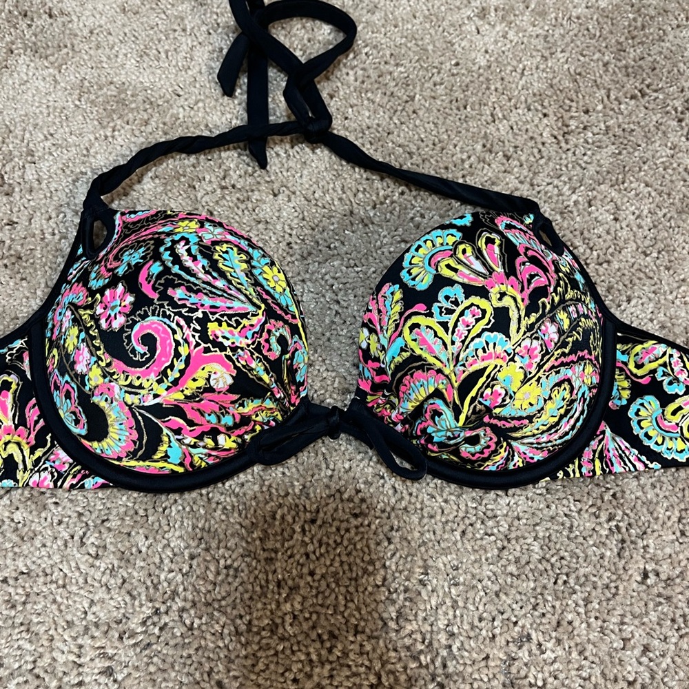 “Vintage” PINK Swim paisley